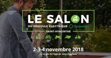 Le salon du véhicule électrique de Saint-Hyacinthe : le 2, 3 et 4 novembre 2018